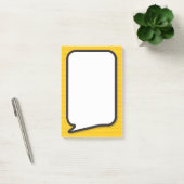 Post-it® Bulle de bande dessinée drôle et moderne (Bureau)