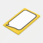 Post-it® Bulle de bande dessinée drôle et moderne (Incliné)