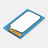 Post-it® Bulle de bande dessinée Pop Art (Incliné)