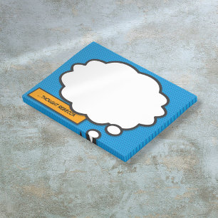 Post-it® Bulle de bande dessinée tendance personnalisée