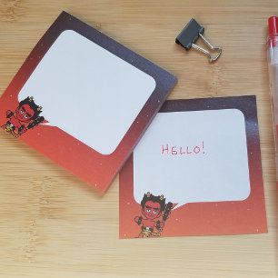 Post-it® Bulle de dialogue de l'ogre japonais Yokai : Oni r