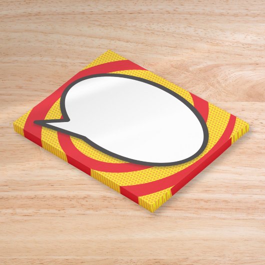 Post-it® Bulle de dialogue moderne drôle de bande dessinée