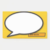 Post-it® Bulle de dialogue personnalisée Fun Comic Book (Devant)