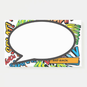 Post-it® Bulle de dialogue personnalisée moderne et colorée