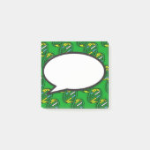 Post-it® Bulle de discours ADN vert Science médicale (Devant)