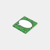 Post-it® Bulle de discours ADN vert Science médicale (Incliné)