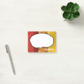 Post-it® Bulle de discussion nom personnalisé (Bureau)