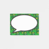 Post-it® Bulle de parole ADN verte Science médicale (Devant)