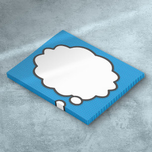 Post-it® Bulle de pensée de pop art de bande dessinée