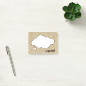 Post-it® Bulle de tableau noir nom personnalisé (Bureau)