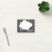 Post-it® Bulle de tableau noir nom personnalisé (Bureau)