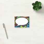 Post-it® Bulle de texte de bande dessinée moderne amusante (Bureau)