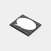 Post-it® Bulle de texte Structure Atomique Science (Incliné)