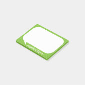 Post-it® Bulle d'entretien de vert et de blanc de chaux de (Incliné)