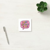 Post-it® Bulle Joyeux Anniversaire (Bureau)