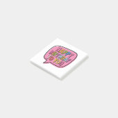 Post-it® Bulle Joyeux Anniversaire (Incliné)