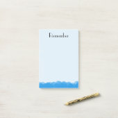 Post-it® Bulles En Bleu (Sur un bureau)