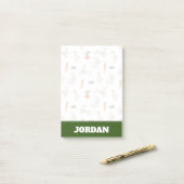 Post-it® Bunnies & Canards sur le Motif de ferme (Sur un bureau)