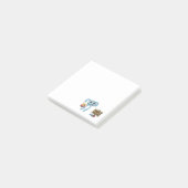Post-it® Bunny de Pâques souhaite Joyeux Pâques (Incliné)