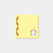 Post-it® Bunny Rabbit And Carrots (Devant)