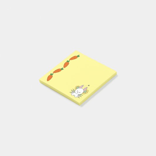 Post-it® Bunny Rabbit And Carrots (Incliné)