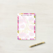Post-it® Bureau de Blossom Fleur sauvage violet (Sur un bureau)