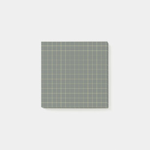 Post-it® Bureau de conception de grille épurée en noir À da