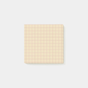 Post-it® Bureau de conception de grille minimale À damiers