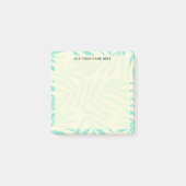 Post-it® Bureau de Feuilles Boho Pastel Blue Palm (Devant)