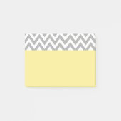 Post-it® Bureau de l'école de gris jaune Notes cadeaux (Devant)