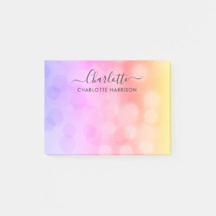 Post-it® Bureau de l'école moderne coloré Sparkle Personnal