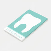 Post-it® Bureau des dentistes Personnel| Vert Turquoise pro (Incliné)