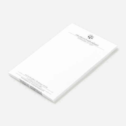 Post-it® BUREAU DU DROIT | Élégant (Incliné)