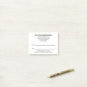 Post-it® Bureau du médecin Votre prochain rappel de rendez- (Sur un bureau)