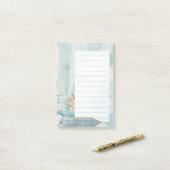 Post-it® Bureau - étoile de mer - plage (Sur un bureau)