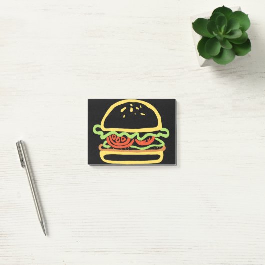 POST-IT® BURGER HAMBURGER (Bureau)