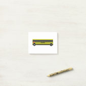 Post-it® Bus scolaire (Sur un bureau)