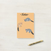 Post-it® Bushy Tail Possums (Sur un bureau)