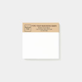Post-it® Business Light Brown Titre Carré poster sa note (Devant)