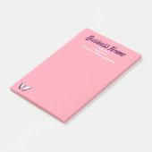 Post-it® Business Marketing éléments personnalisés rose (Incliné)