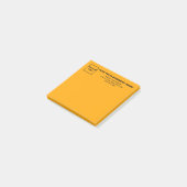 Post-it® Business Orange Carré poster sa note (Incliné)