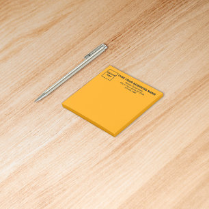 Post-it® Business Orange Carré poster sa note