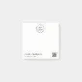 Post-it® *~* Business Simple Logo minimum AP8 QR (Devant)