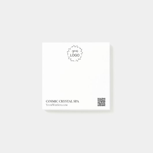 Post-it® *~* Business Simple Logo minimum AP8 QR (Devant)