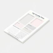 Post-it® Business Weekly Goal & Habit Tracker (Incliné)