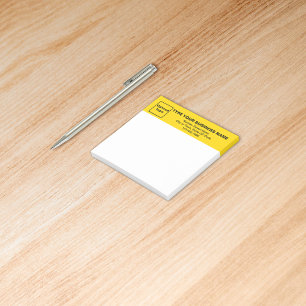 Post-it® Business Yellow Heading White Carré