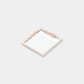 Post-it® Buts mensuels du journal des puces Insertion -Fron (Incliné)