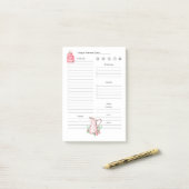 Post-it® Buts quotidiens, planification, repas pour le cuis (Sur un bureau)