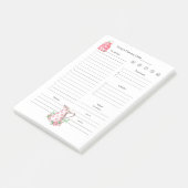 Post-it® Buts quotidiens, planification, repas pour le cuis (Incliné)