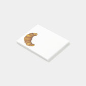 Post-it® Butte Croissant Croissant Français Petit déjeuner (Incliné)